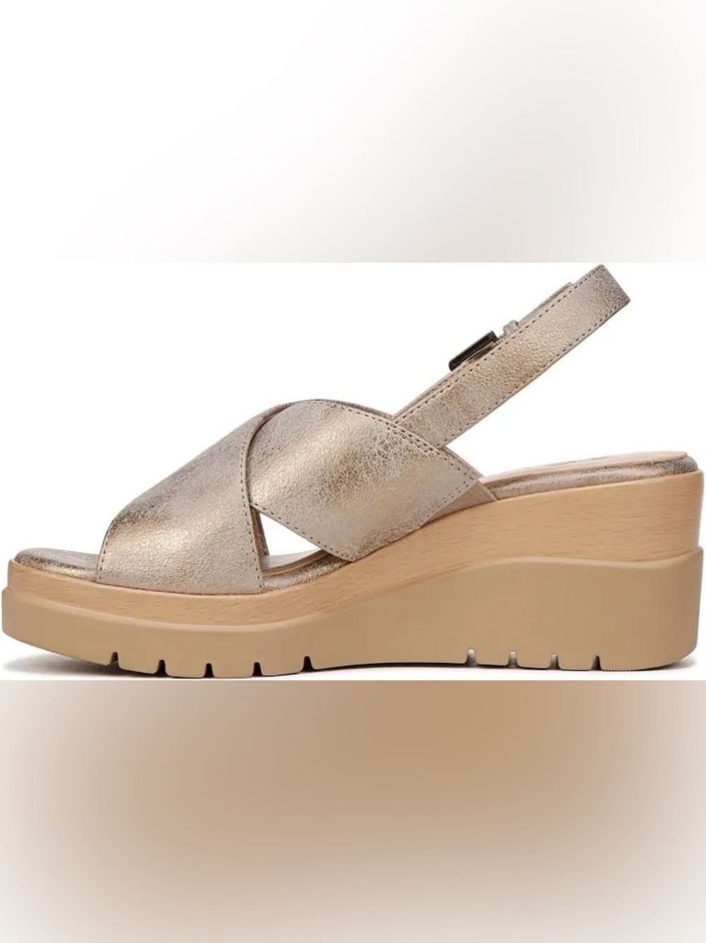 Soul naturalizer platform bronze gold sandals new 9.5 m